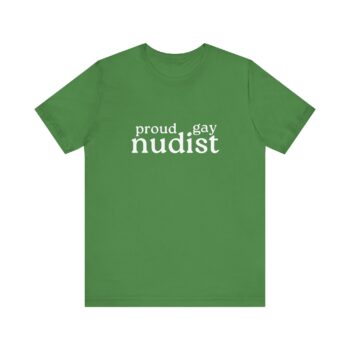 Proud Gay Nudist - Jersey T-shirt